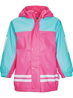 Playshoes 2tlg. Regenanzug In Hellblau/ Pink -Playshoes playshoes 2tlg regenanzug in hellblau pink 2