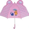 Playshoes 3D Regenschirm Die Maus & Elefant In Rosa