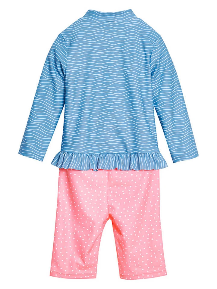 Playshoes Badeanzug In Hellblau/ Rosa 4 Playshoes Badeanzug In Hellblau/ Rosa – Bild 2