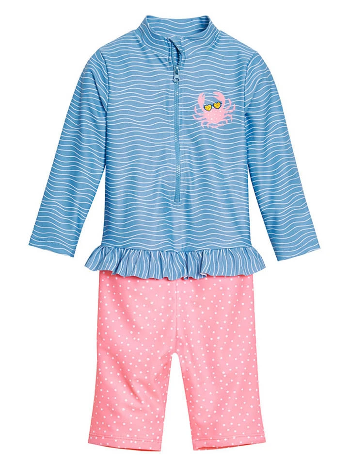 Playshoes Badeanzug In Hellblau/ Rosa 3 Playshoes Badeanzug In Hellblau/ Rosa