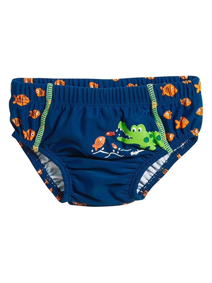 Playshoes Badewindel "Krokodil" In Dunkelblau