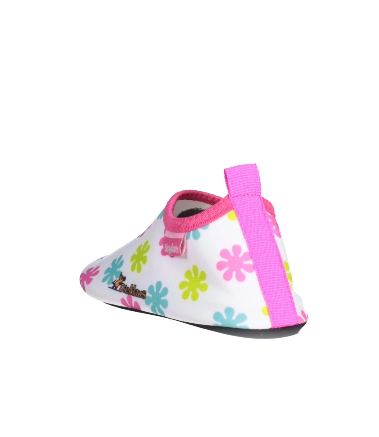 Playshoes Barfuß-Schuh DIE MAUS Blumen In Weiß/Rosa 5 Playshoes Barfuß-Schuh DIE MAUS Blumen In Weiß/Rosa – Bild 3