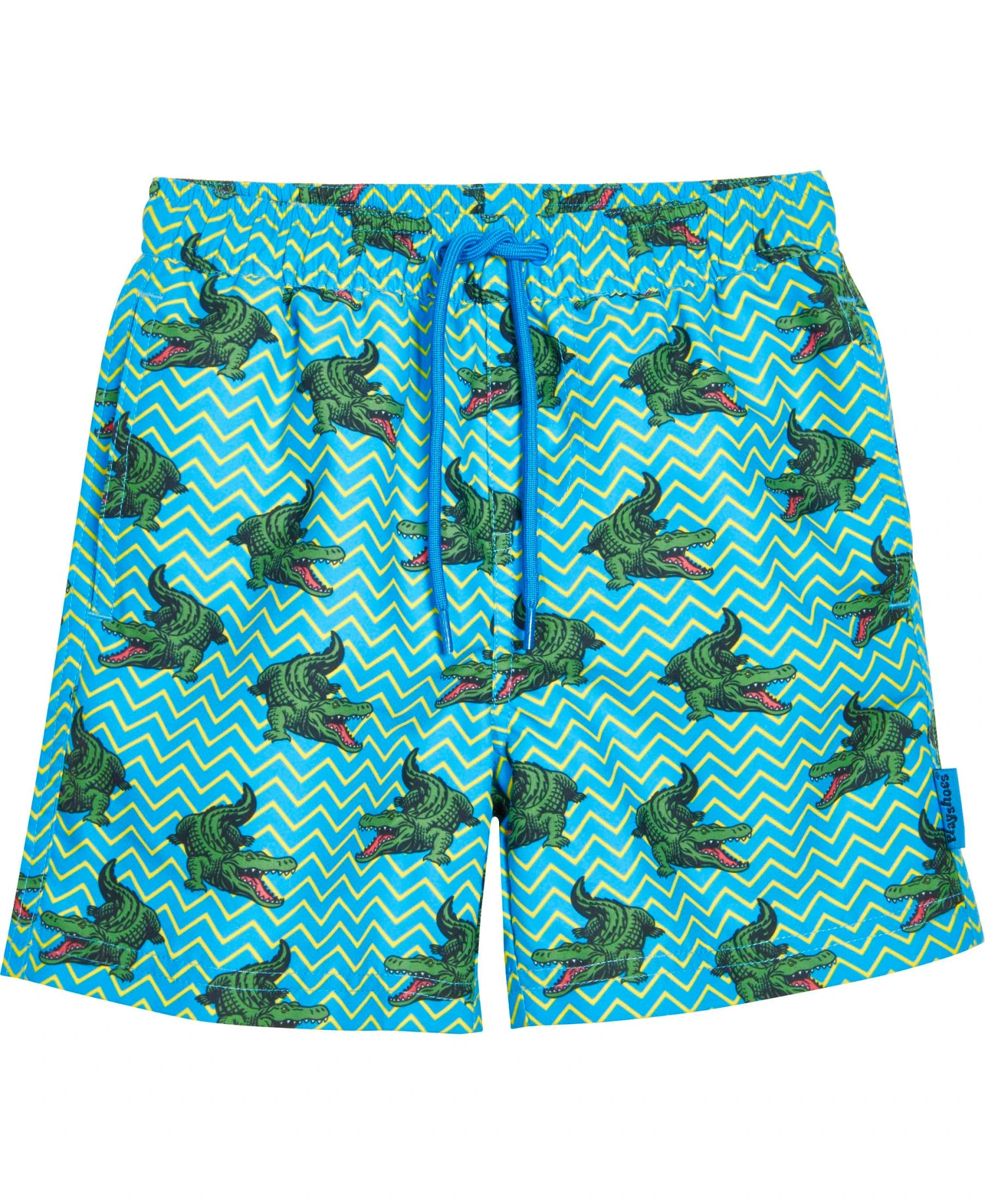 Playshoes Beach-Short Krokodile In Aquablau 3 Playshoes Beach-Short Krokodile In Aquablau