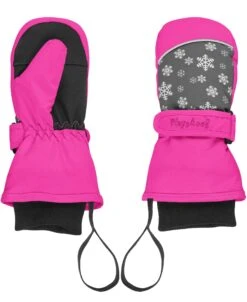 Playshoes Fäustling Schneeflocken In Pink