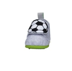 Playshoes Filz-Hausschuh Fußball In Grau -Playshoes playshoes filz hausschuh fussball in grau 5