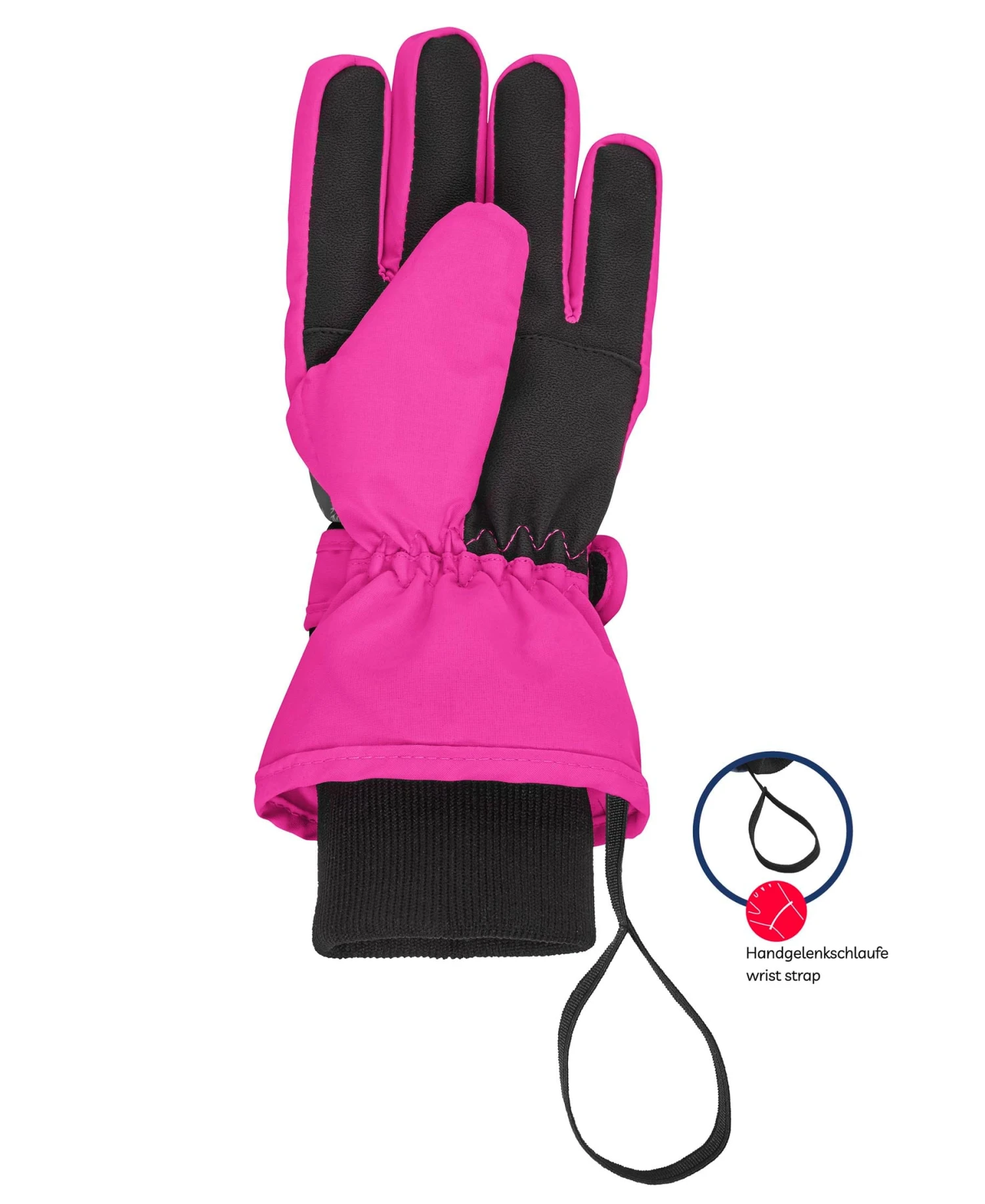 Playshoes Finger-Handschuh Schneeflocken In Pink 4 Playshoes Finger-Handschuh Schneeflocken In Pink – Bild 2