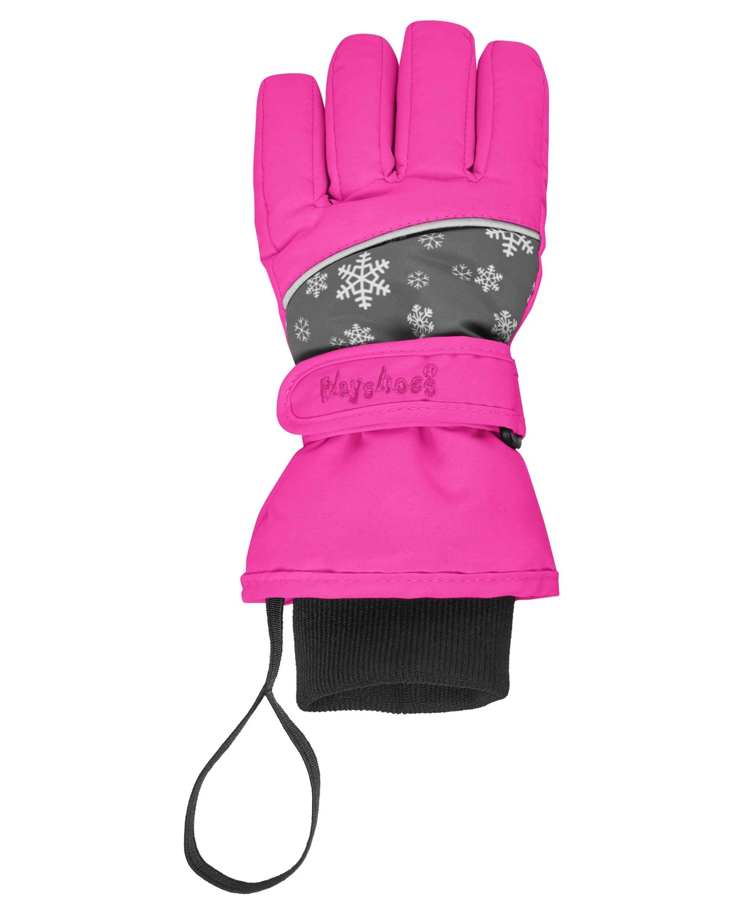Playshoes Finger-Handschuh Schneeflocken In Pink 5 Playshoes Finger-Handschuh Schneeflocken In Pink – Bild 3