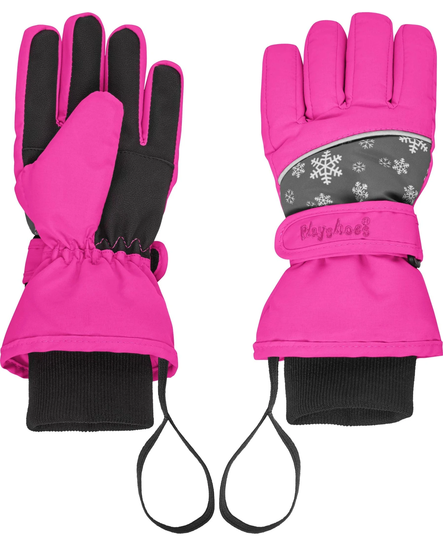 Playshoes Finger-Handschuh Schneeflocken In Pink 3 Playshoes Finger-Handschuh Schneeflocken In Pink