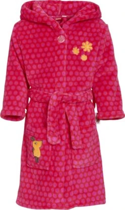 Playshoes Fleece-Bademantel DIE MAUS Pink In Pink
