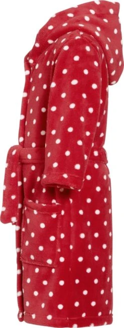 Playshoes Fleece-Bademantel Punkte In Rot -Playshoes playshoes fleece bademantel punkte in rot 2