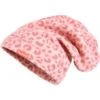 Playshoes Fleece-Beanie Leo-Print In Rosa 1 Playshoes Fleece-Beanie Leo-Print In Rosa -Playshoes playshoes fleece beanie leo print in rosa