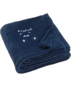 Playshoes Fleece-Decke Bär In Marine