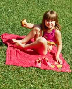 Playshoes Fleece-Decke DIE MAUS In Pink -Playshoes playshoes fleece decke die maus in pink 2