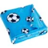 Playshoes Fleece-Decke Fußball In Blau -Playshoes playshoes fleece decke fussball in blau