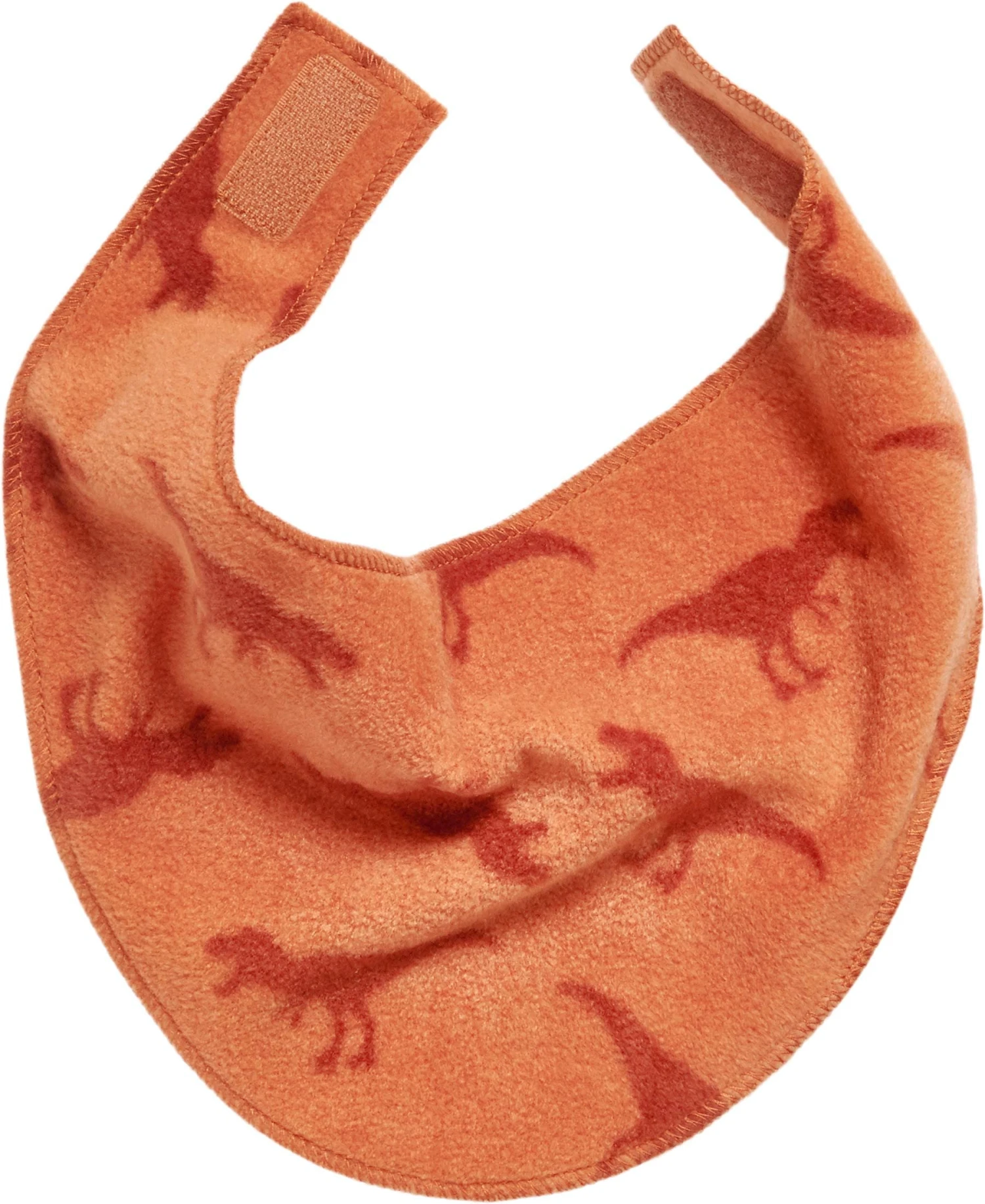 Playshoes Fleece-Dreieckstuch Dinos In Ocker 4 Playshoes Fleece-Dreieckstuch Dinos In Ocker – Bild 2