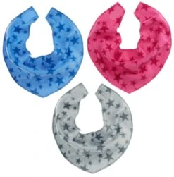 Playshoes Fleece-Dreieckstuch Sterne In Pink -Playshoes playshoes fleece dreieckstuch sterne in pink 2