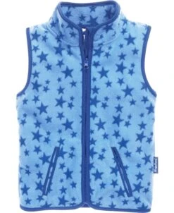 Playshoes Fleece-Jacke Sterne In Blau