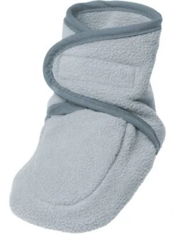 Playshoes Fleece-Krabbelschuhe In Grau