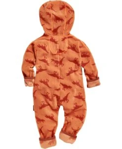 Playshoes Fleece-Overall Dinos In Ocker -Playshoes playshoes fleece overall dinos in ocker 2