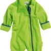 Playshoes Fleece-Overall Farblich Abgesetzt In Grün -Playshoes playshoes fleece overall farblich abgesetzt in grun
