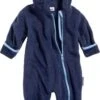 Playshoes Fleece-Overall Farblich Abgesetzt In Marine 2 Playshoes Fleece-Overall Farblich Abgesetzt In Marine -Playshoes playshoes fleece overall farblich abgesetzt in marine