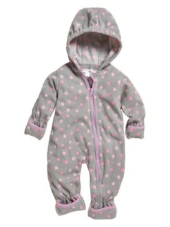 Playshoes Fleece-Overall In Grau