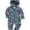 Playshoes Fleece-Overall Sterne Camouflage In Dunkelgrau -Playshoes playshoes fleece overall sterne camouflage in dunkelgrau