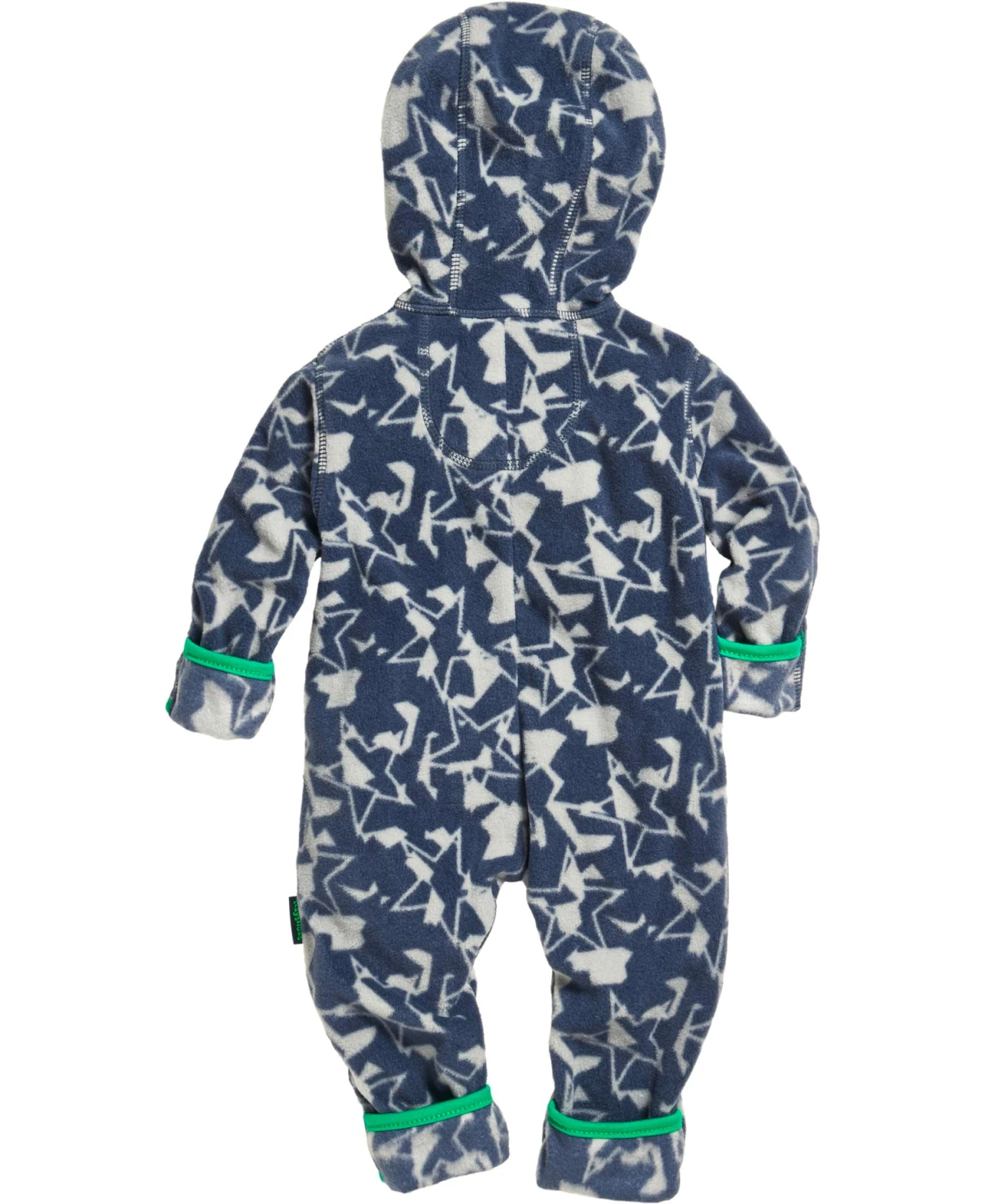 Playshoes Fleece-Overall Sterne Camouflage In Dunkelgrau 5 Playshoes Fleece-Overall Sterne Camouflage In Dunkelgrau – Bild 3