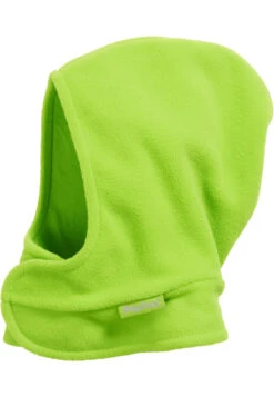 Playshoes Fleece-Schalmütze Mit Klettverschluß In Grün
