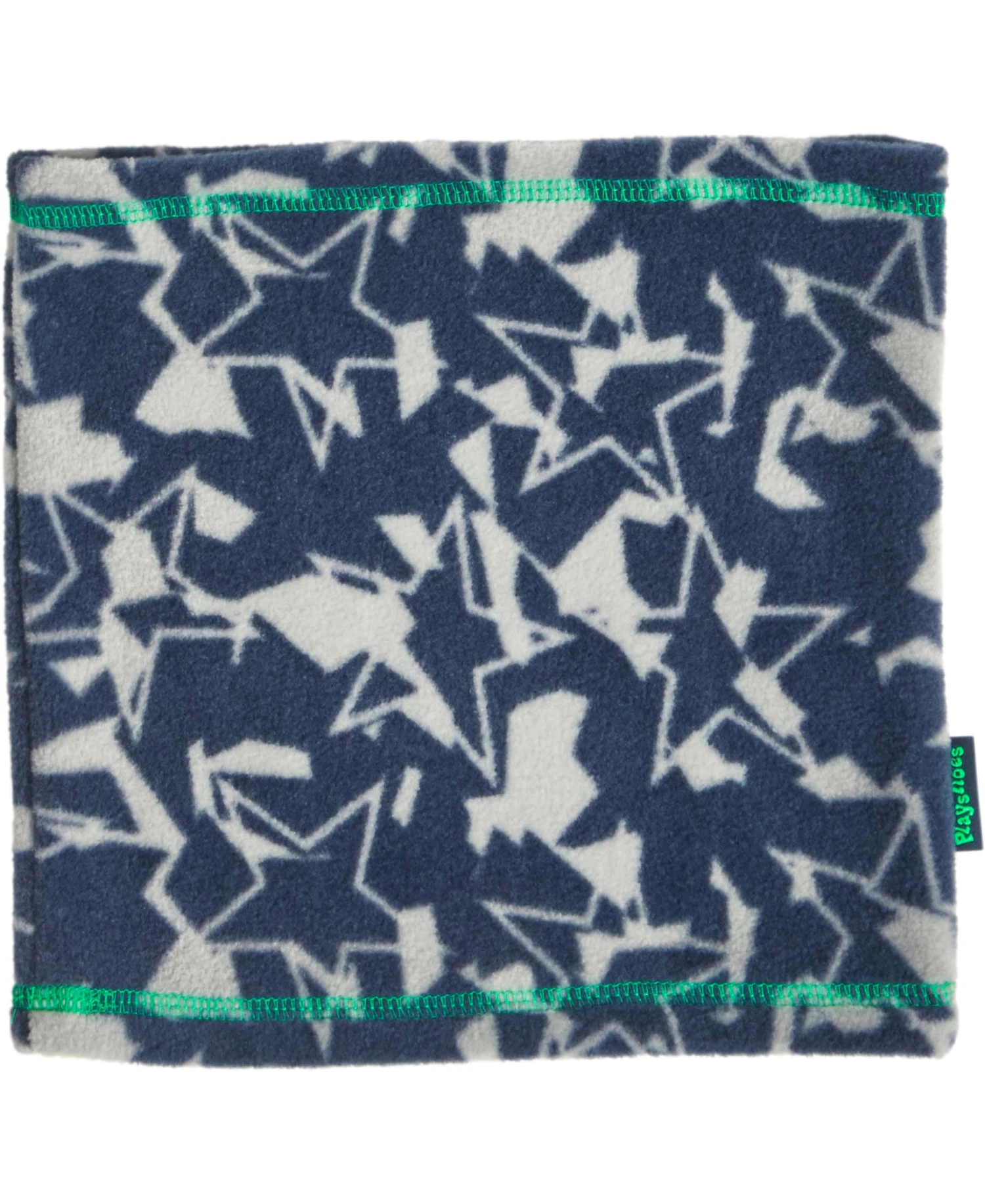 Playshoes Fleece-Schlauchschal Sterne Camouflage In Dunkelgrau 4 Playshoes Fleece-Schlauchschal Sterne Camouflage In Dunkelgrau – Bild 2