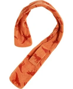 Playshoes Fleece-Steckschal Dinos In Ocker -Playshoes playshoes fleece steckschal dinos in ocker 1