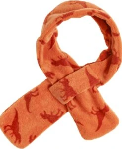 Playshoes Fleece-Steckschal Dinos In Ocker -Playshoes playshoes fleece steckschal dinos in ocker 2