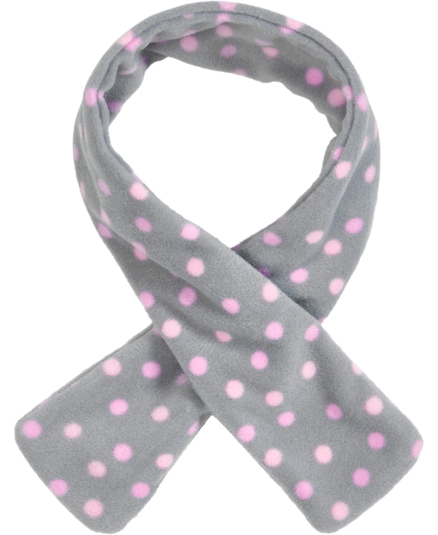 Playshoes Fleece-Steckschal Punkte In Grau 3 Playshoes Fleece-Steckschal Punkte In Grau