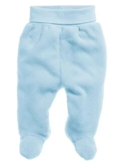Playshoes Fleece-Strampelhose In Hellblau