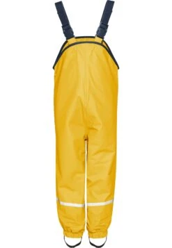 Playshoes Fleece-Trägerhose In Gelb