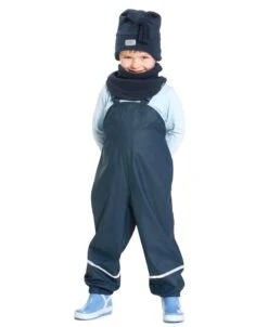 Playshoes Fleece-Trägerhose In Marine -Playshoes playshoes fleece tragerhose in marine 3