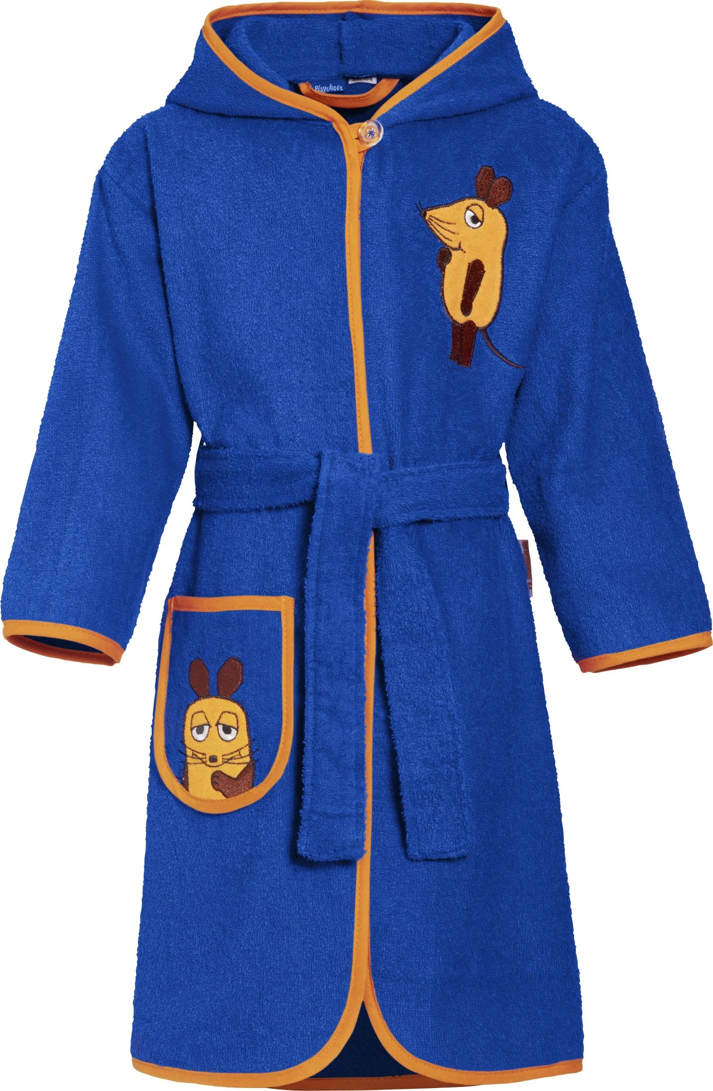 Playshoes Frottee-Bademantel DIE MAUS In Marine 3 Playshoes Frottee-Bademantel DIE MAUS In Marine
