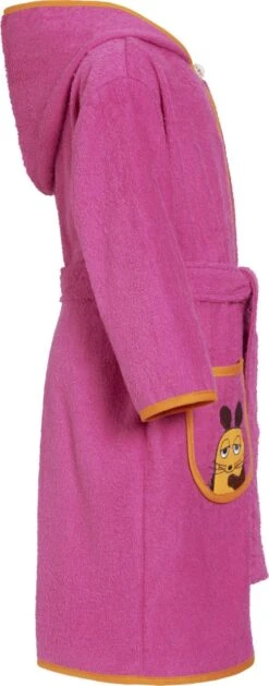 Playshoes Frottee-Bademantel DIE MAUS In Pink -Playshoes playshoes frottee bademantel die maus in pink 2