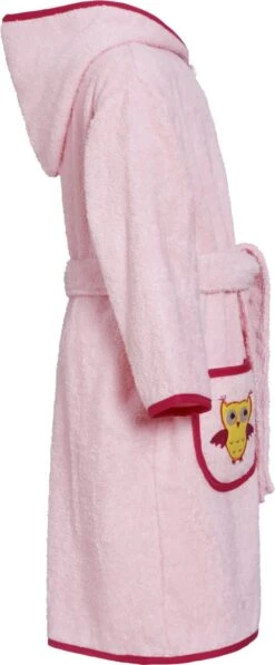 Playshoes Frottee-Bademantel Eule In Rosa -Playshoes playshoes frottee bademantel eule in rosa 2