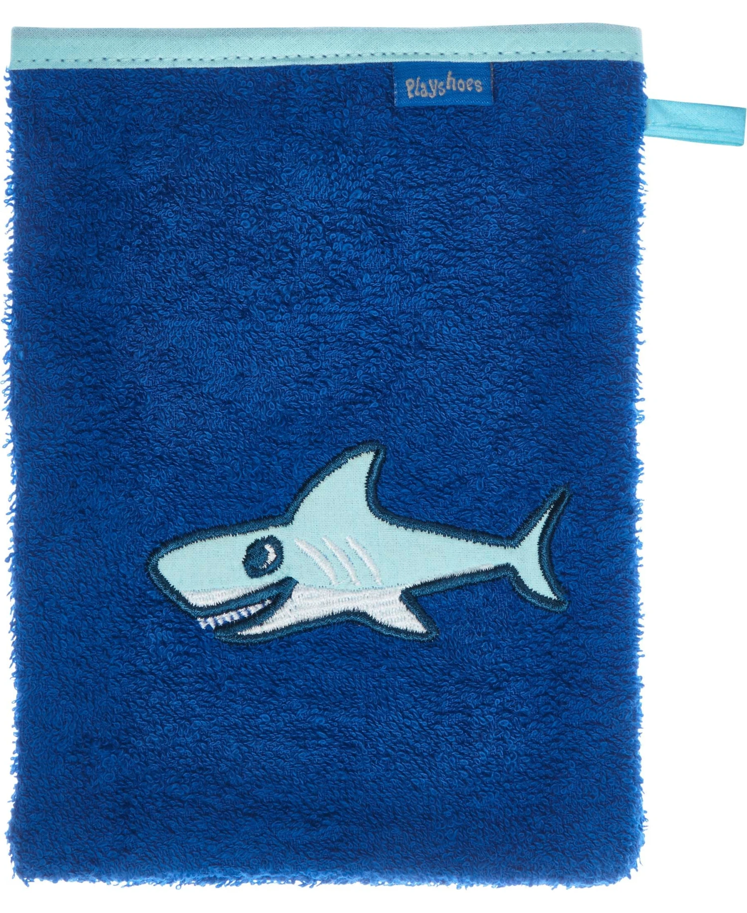Playshoes Frottee-Waschhandschuh Hai In Blau 3 Playshoes Frottee-Waschhandschuh Hai In Blau