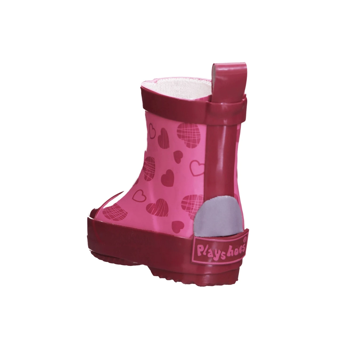 Playshoes Gummistiefel Halbschaft Herzchen In Pink 4 Playshoes Gummistiefel Halbschaft Herzchen In Pink – Bild 2