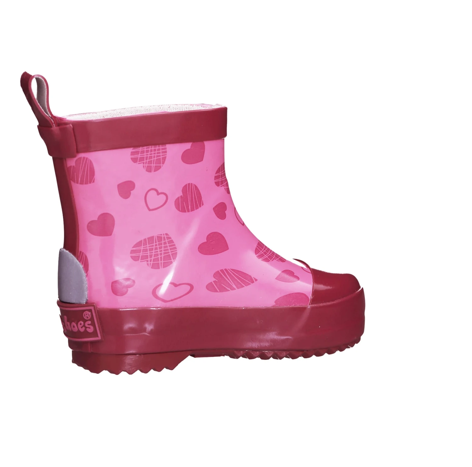 Playshoes Gummistiefel Halbschaft Herzchen In Pink 5 Playshoes Gummistiefel Halbschaft Herzchen In Pink – Bild 3