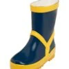 Playshoes Gummistiefel In Dunkelblau/ Gelb
