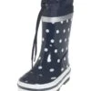 Playshoes Gummistiefel In Dunkelblau/ Weiß