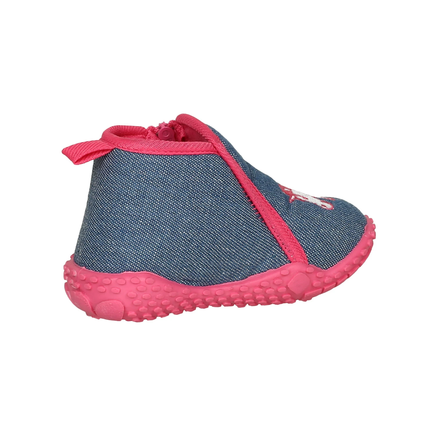 Playshoes Hausschuh Einhorn In Jeansblau 5 Playshoes Hausschuh Einhorn In Jeansblau – Bild 3