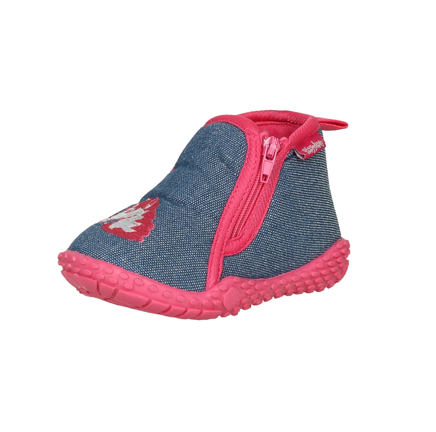 Playshoes Hausschuh Einhorn In Jeansblau 8 Playshoes Hausschuh Einhorn In Jeansblau – Bild 6