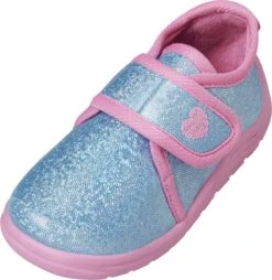 Playshoes Hausschuh Glitzer In Türkis -Playshoes playshoes hausschuh glitzer in turkis 7