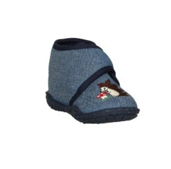 Playshoes Hausschuh Igel In Jeansblau -Playshoes playshoes hausschuh igel in jeansblau 3