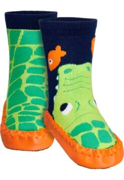 Playshoes Hüttenschuh Krokodil In Marine/Grün 9 Playshoes Hüttenschuh Krokodil In Marine/Grün -Playshoes playshoes huttenschuh krokodil in marine grun 2