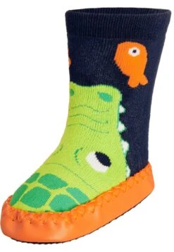 Playshoes Hüttenschuh Krokodil In Marine/Grün 10 Playshoes Hüttenschuh Krokodil In Marine/Grün -Playshoes playshoes huttenschuh krokodil in marine grun 3